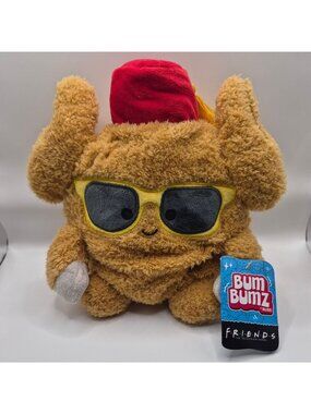 Friends BumBumz Plush Turkey With Sunglasses  Fez Hat Toy By Russ